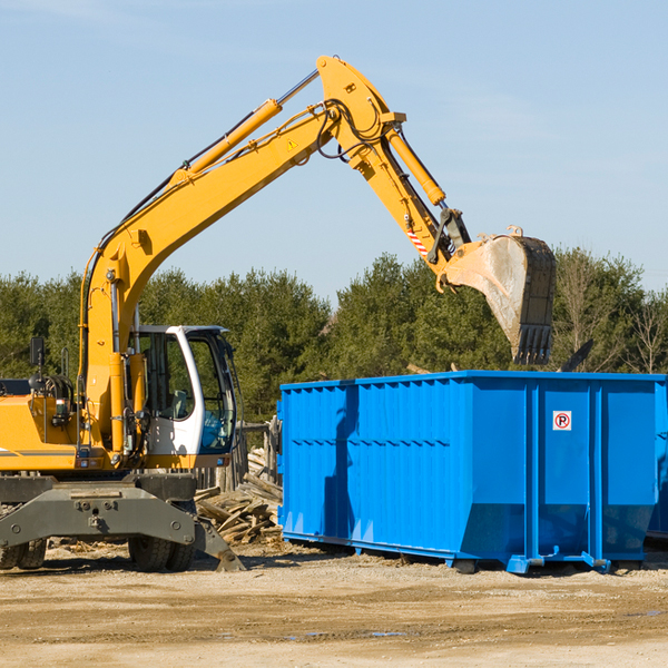 can i choose the location where the residential dumpster will be placed in Aledo